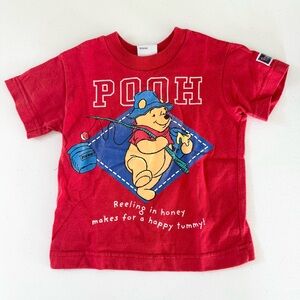 Disney Kids Vintage 90’s Pooh Fishing T-Shirt 2T